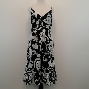 Old Navy  Blk & Wht Sun Dress XL 100%COTTON